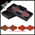 Luxus China Handmade Gravierte Herren Hochzeit Geschenk Box Holz Bowtie